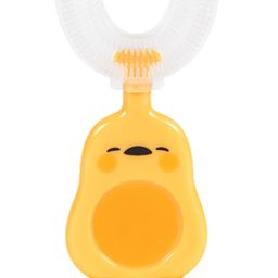 Chinmay Kids U-Shaped Toothbrush Food Grade Material And Attractive Cartoon Ultra Soft Toothbrush (Yellow)-14