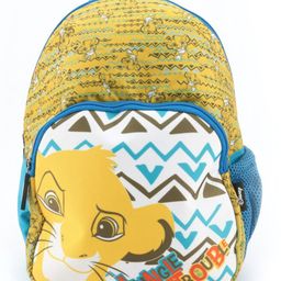 Disney Lion King Printed Backpack Yellow - Height 12 Inches-image-34