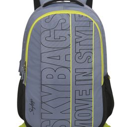Skybags Graf Plus Backpack with Laptop Compartment Grey - Height 19 Inches-image-15