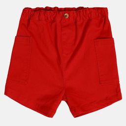 MINI KLUB Cotton Woven Solid Shorts - Red-picture-36