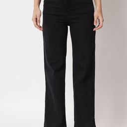 Stylecast X Kotty Women Flared High-Rise Clean Look Stretchable Jeans-image-53