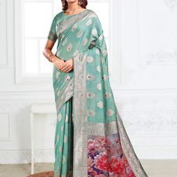 Astita Ethnic Motifs Woven Design Zari Saree-14