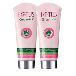 Lotus Organics+ Set Of 2 Precious Brightening Face Exfoliator-100g Each-22