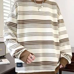 StyleCast x Revolte Men Striped Sweatshirt-image-45