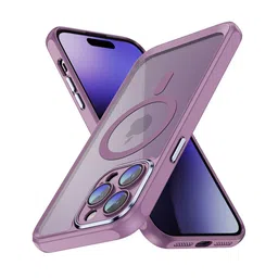 QRIOH Solid Printed iPhone 14 Pro Max Back Case Mobile Accessories-image-9