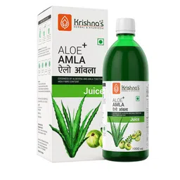 Krishna's Herbal & Ayurveda Aloe Vera Amla Juice With Vitamin C To Improve Gut Health - 1L-picture-12