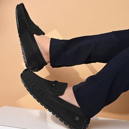 Carlton London Men PU Loafers-image-89