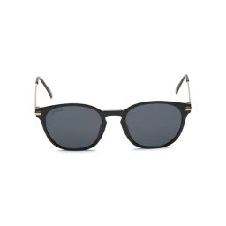 Duke Polycarbonate UV 400 Unisex Rectangular Sunglasses with Anti Glare Lenses 001 C5 (50)-picture-0