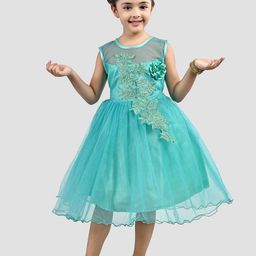 Arshia Fashions Embellished Net Fit & Flare Midi Dress-picture-14