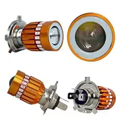 Cartronics Double Side Cob White Hi Low Beam H4 Headlight Bulb-19