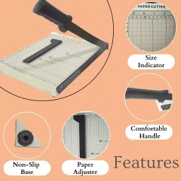 Staprico Guillotine Paper Cutter & Trimmer with Magnetic Paper Adjuster, 8294 for A4, B5, A5, B6, B7 Sizes image 4