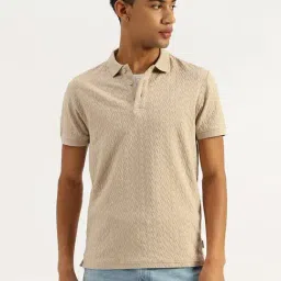 United Colors of Benetton Beige Jacquard Tshirt-image-38