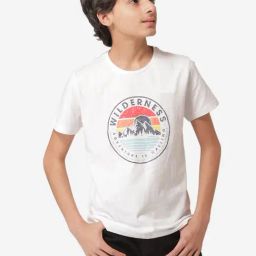 Red Tape Kids White Printed T-Shirt-image-70