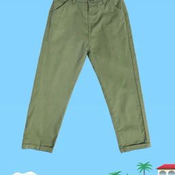 MINIKLUB Boys Green Solid Pants-image-28