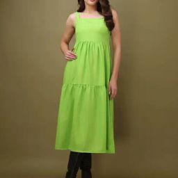 Purvaja Green Regular Fit Dress-picture-19
