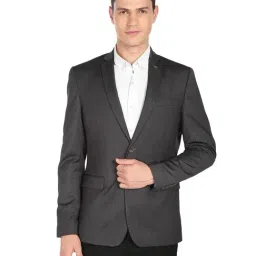 AD by Arvind Grey Full Sleeves Notched Lapel Blazer-image-61