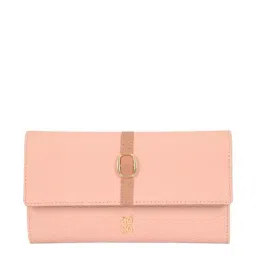 Baggit Pink Textured Wallet for Women-42