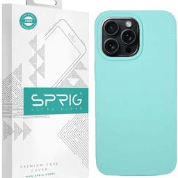 Sprig Liquid Silicone Magnetic Back Cover for APPLE iPhone 15 Pro Max (Blue)-image-68