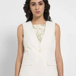 Annabelle by Pantaloons Antique White Jacket-image-21