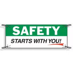 BRADY 36x60 inch Banner Polyethylene Nominal Sign 1 Printed Sides Green and White, 4ZH02-image-6