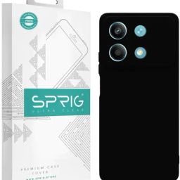 Sprig Back Cover for POCO X6 NEO 5G (Black)-image-12