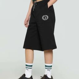 Puma Black3/4th Casual Shorts-image-37