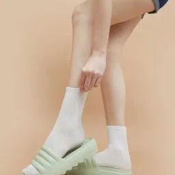 Ginger by Lifestyle Women Green Slippers-picture-33