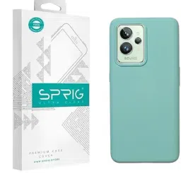Sprig Liquid Silicone Back Cover for REALME GT 2 PRO (Green)-image-82