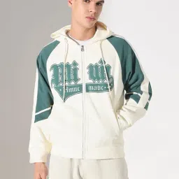 SHOWOFFFF Cream Cotton Printed Slim Fit Sweatshirt-picture-25