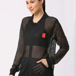 Being Human Black Regular Fit Sports Jacket-picture-11