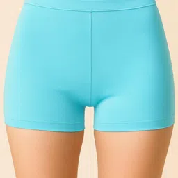 Attire Zone Women Skinny Fit Cotton Sports Shorts-picture-17