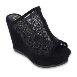 Catwalk Women's Black Casual Wedges-image-34