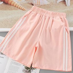 YK Girls Striped Technology Shorts-image-43