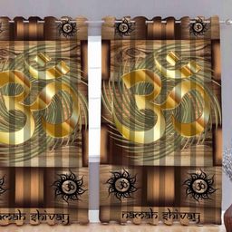BELLA TRUE Green & Gold-Toned 2 Pieces Ethnic Motifs Black Out Long Door Curtains-image-8