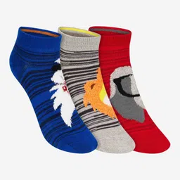 3 Pack of BOYS NON TERRY FEATHER LOW CUT-25