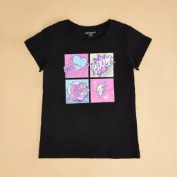 Pantaloons Junior Black T-Shirt-picture-14
