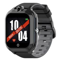 Turet Smartwatch for Kids with Camera, Phone Book, SMS, 2-Way Video Calling, 4G Sim, No GPS (Black)-picture-5