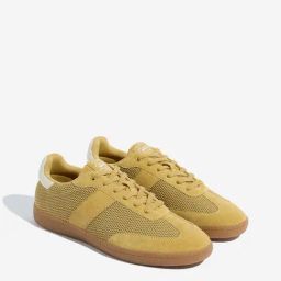 SOLEPLAY by Westside Yellow Suede Leather Lace-Up Sneakers-image-35