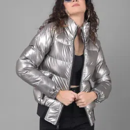 Crimsoune Club Grey Slim Fit Puffer Jacket-picture-15