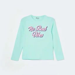 Fame Forever by Lifestyle Kids Blue Cotton Printed Full Sleeves T-Shirt-image-44