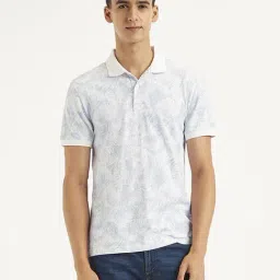 Levi's White Cotton Slim Fit Printed Polo T-Shirt-picture-13