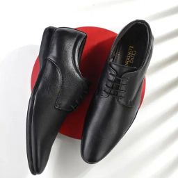 Clog London Men's Black Derby Shoes-image-74