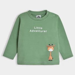 MiArcus Kids Green Cotton Printed T-Shirt-image-85