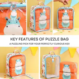 ROSADA Structured Handheld Bag With Applique image 2