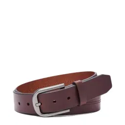 Fossil Samson Brown Leather Solid Waist Belt-image-87