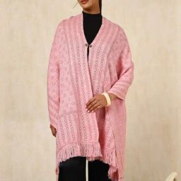 Soch Pink Plain Shawl-picture-29