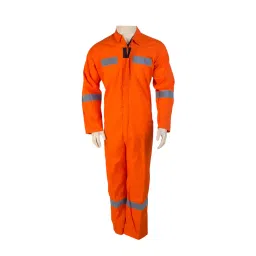 HEAPRO High Reflective Protective Coverall Standard Comfort Fabric 170 GSM Orange Size XL, HOO-01 (Pack of 50)-image-77