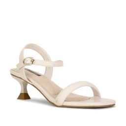 Bata Women's AMBYRE 23 Off White Ankle Strap Stilettos-image-33