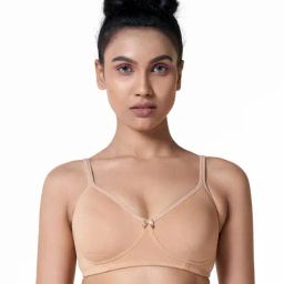 BLOSSOM Beige Medium Coverage Everyday Bra-16
