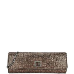 Guess Bronze Pixi Large Cross Body Clutch-image-1